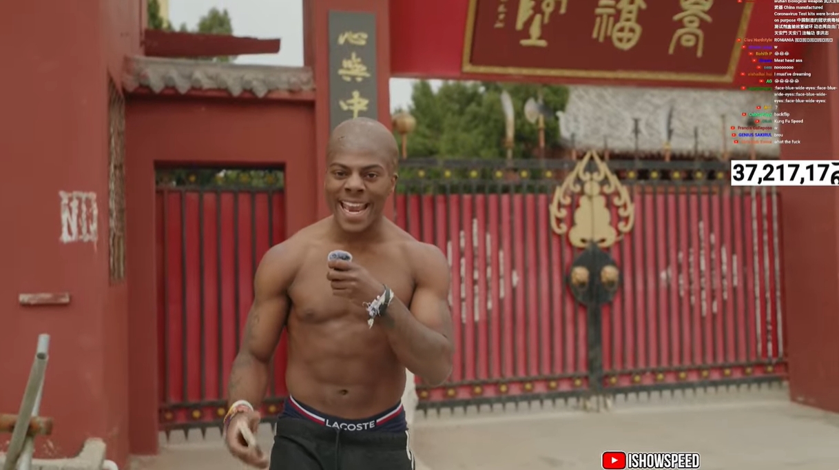 光頭造型！Speed中國行來到鄭州少林寺，上香拜佛學(xué)功夫